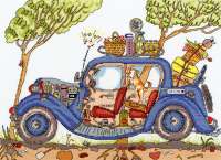 Bothy-Thread-Kreuzstich-Stickpackung-Oldtimer-XCT20